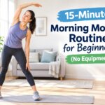 15 minute morning mobility routine for beginners with no equipment