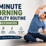 5-minute morning mobility routine for beginners with no equipment