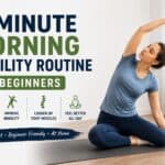 5-minute morning mobility routine for beginners with no equipment