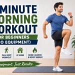 5-minute morning workout for beginners with no equipment