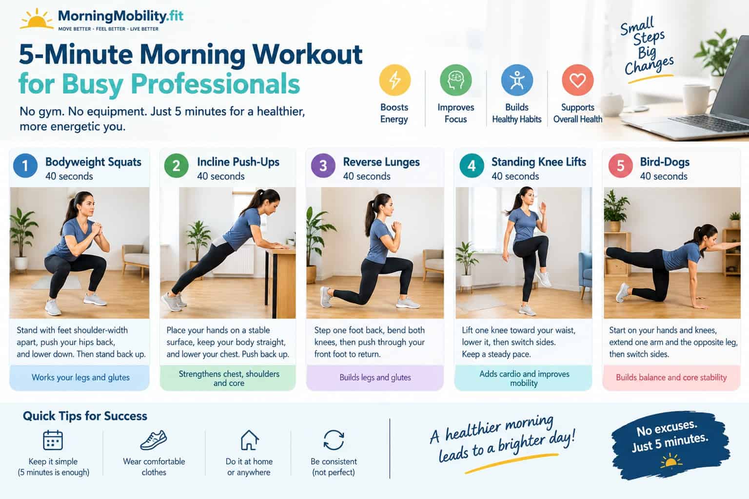 5-minute-morning-workout-for-busy-professionals-steps