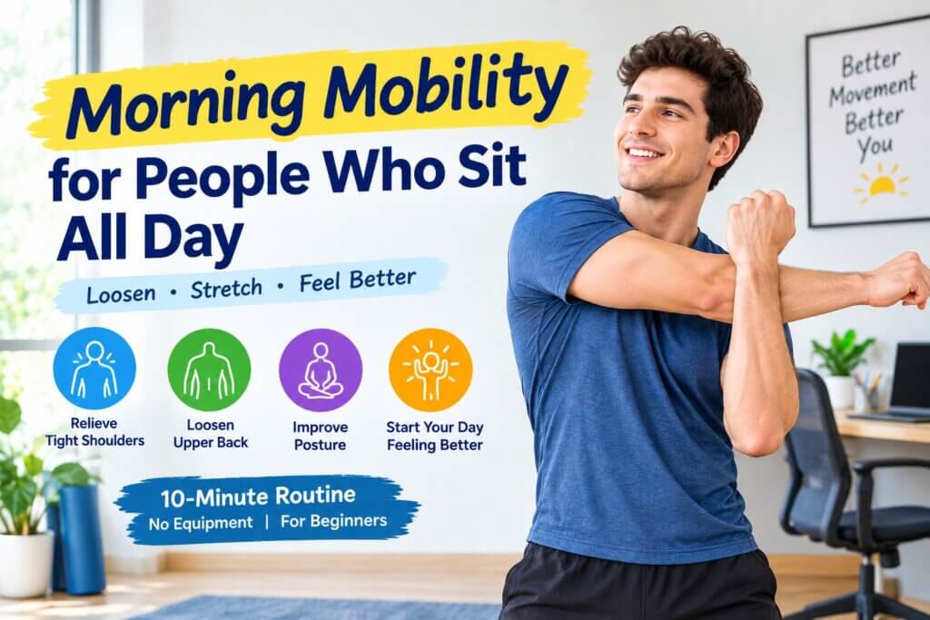 morning mobility routine for people who sit all day