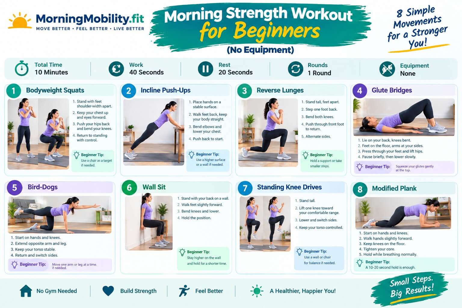 morning-strength-workout-for-beginners-steps